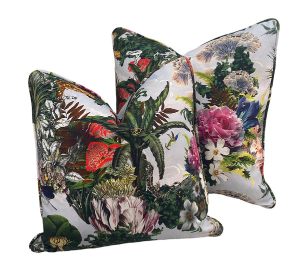 Custom Christian Lacroix Designer Pillow Cover- Jardin des Reves