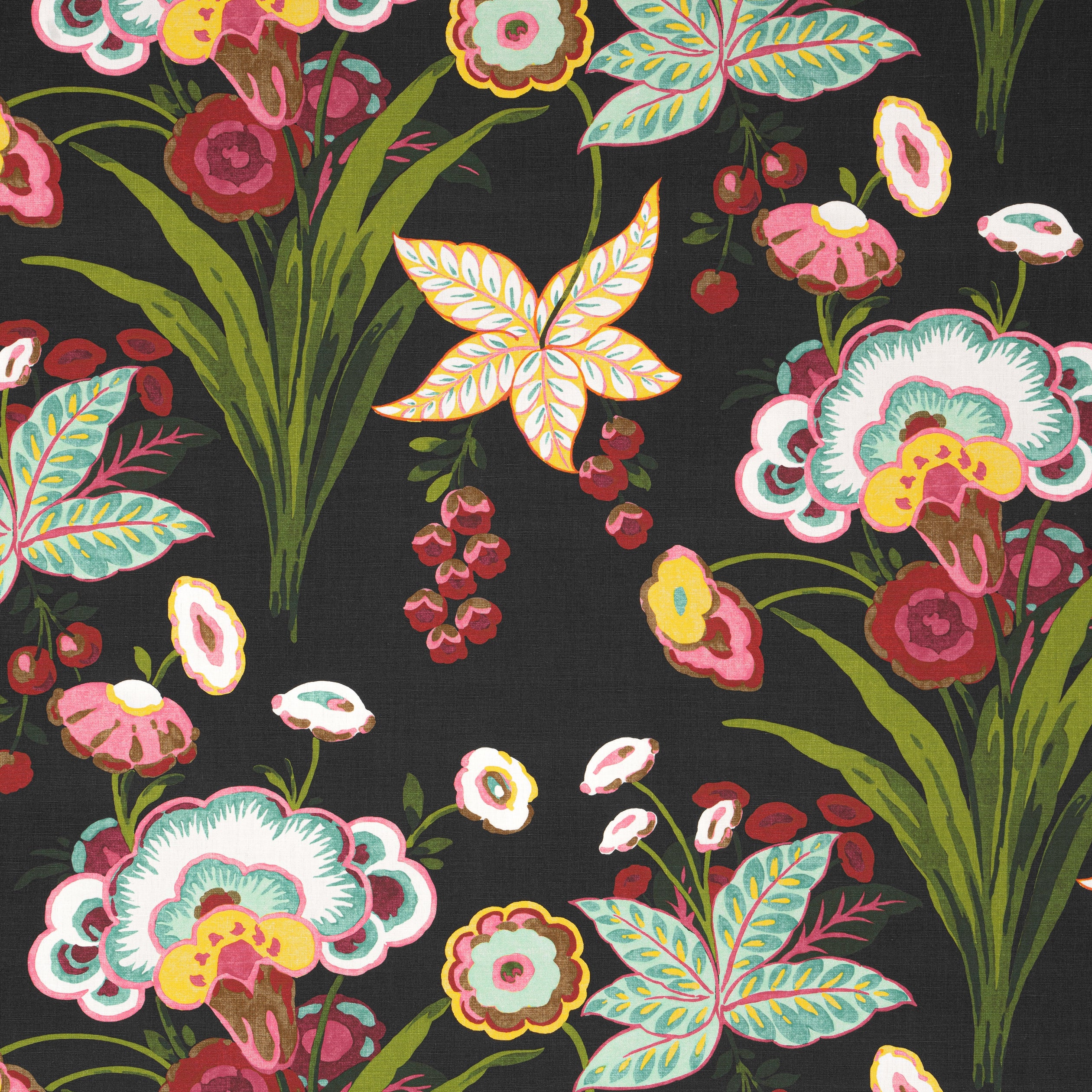 Thibaut Pasadena Black Fabric