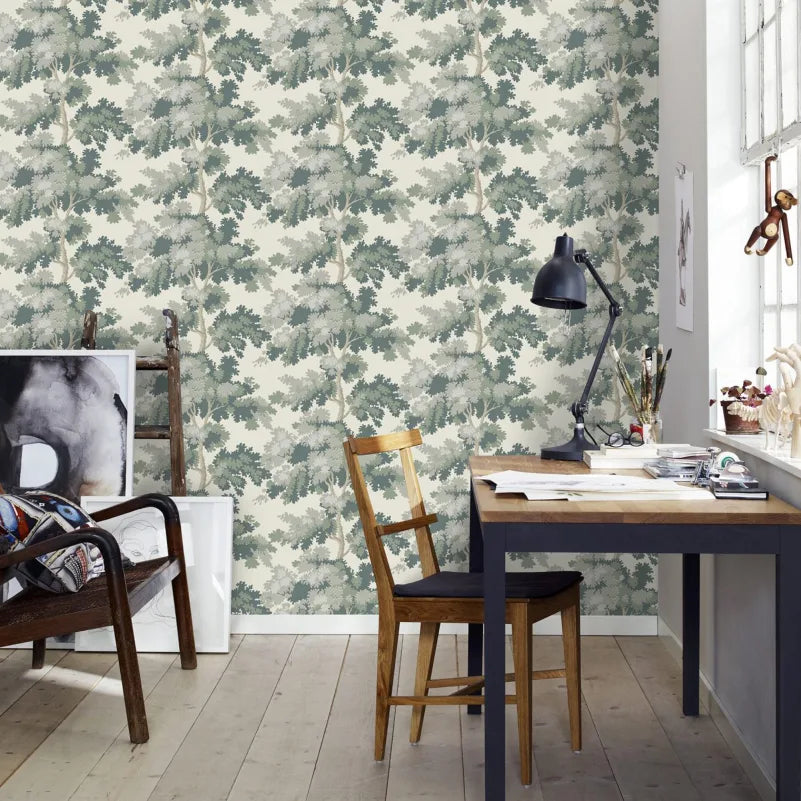 Sandberg Raphael Wallpaper - Green