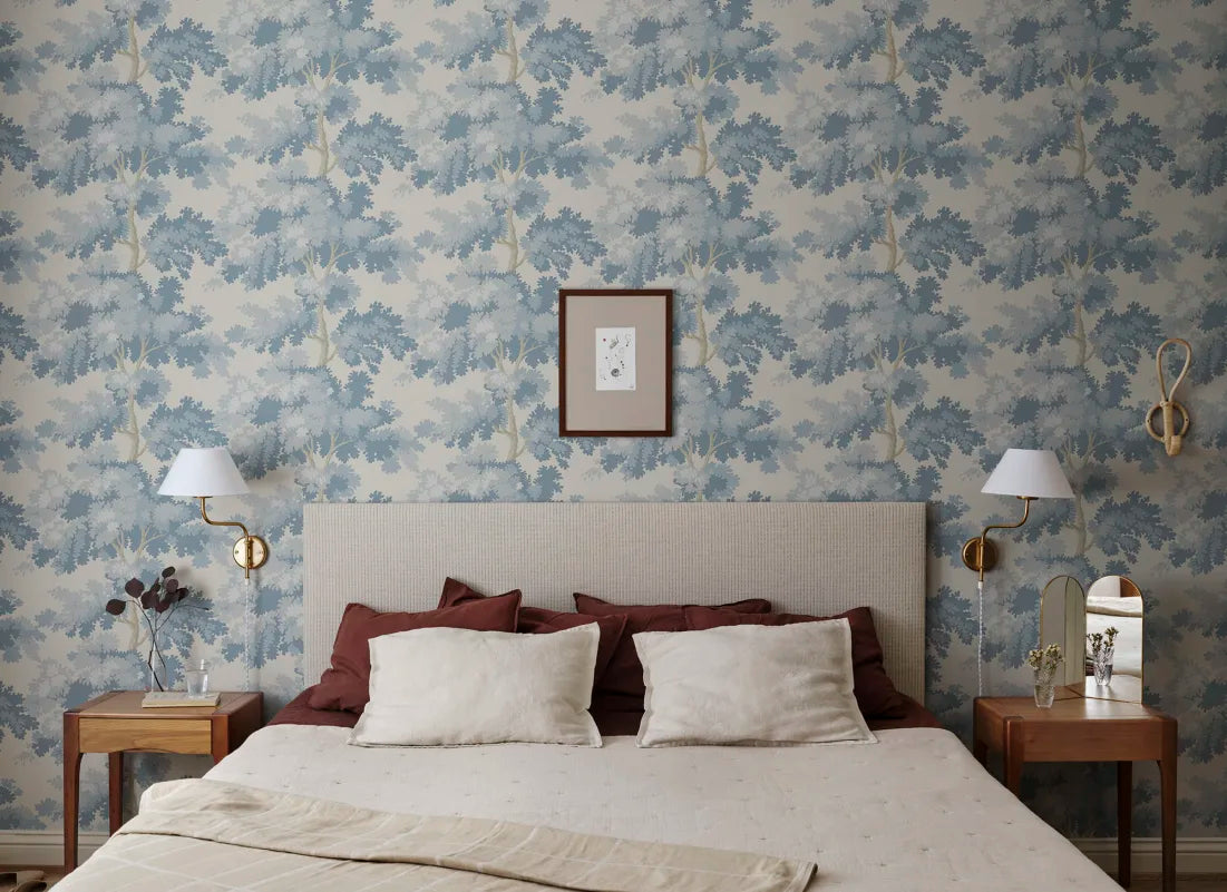 Sandberg Raphael Wallpaper - Light Blue