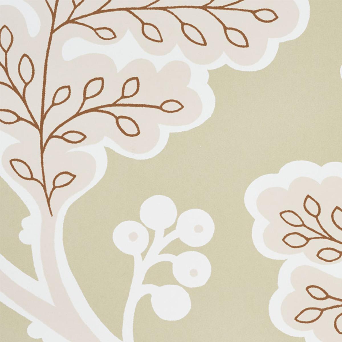 Schumacher Estelle Wallpaper - Blush