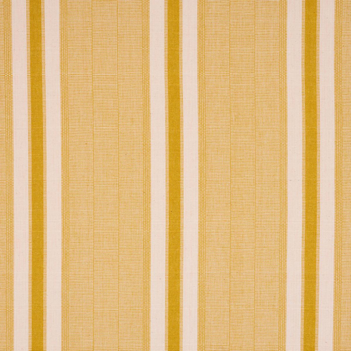 Schumacher Ipala Hand Woven Stripe Fabric - Yellow