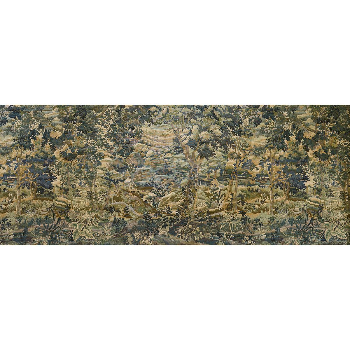 Schumacher Flemish Tapestry Fabric - Vert