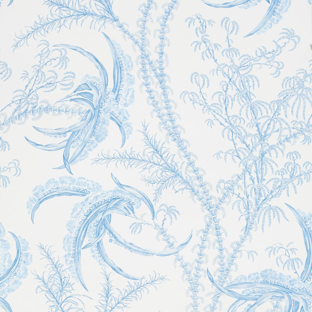 Schumacher Ocean Toile Wallpaper - Delft