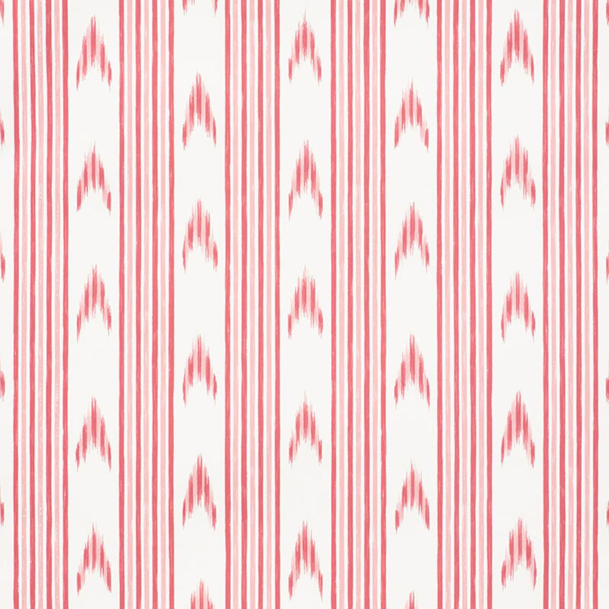 Schumacher Santa Barbara Ikat Wallpaper - Pink
