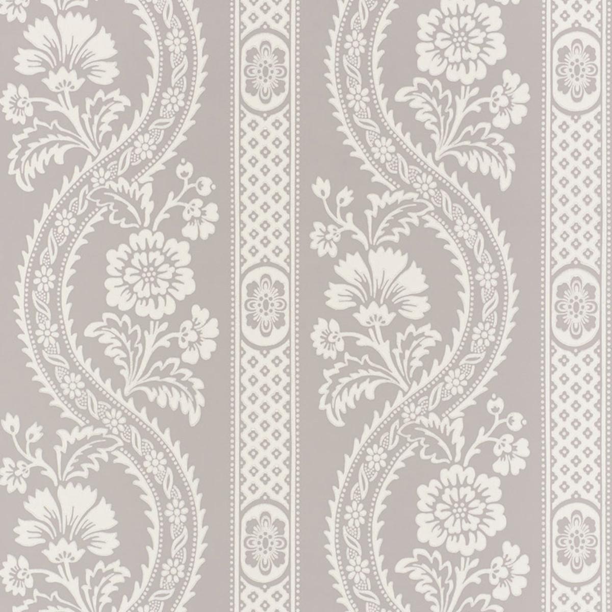 Schumacher Versailles Wallpaper - Grey