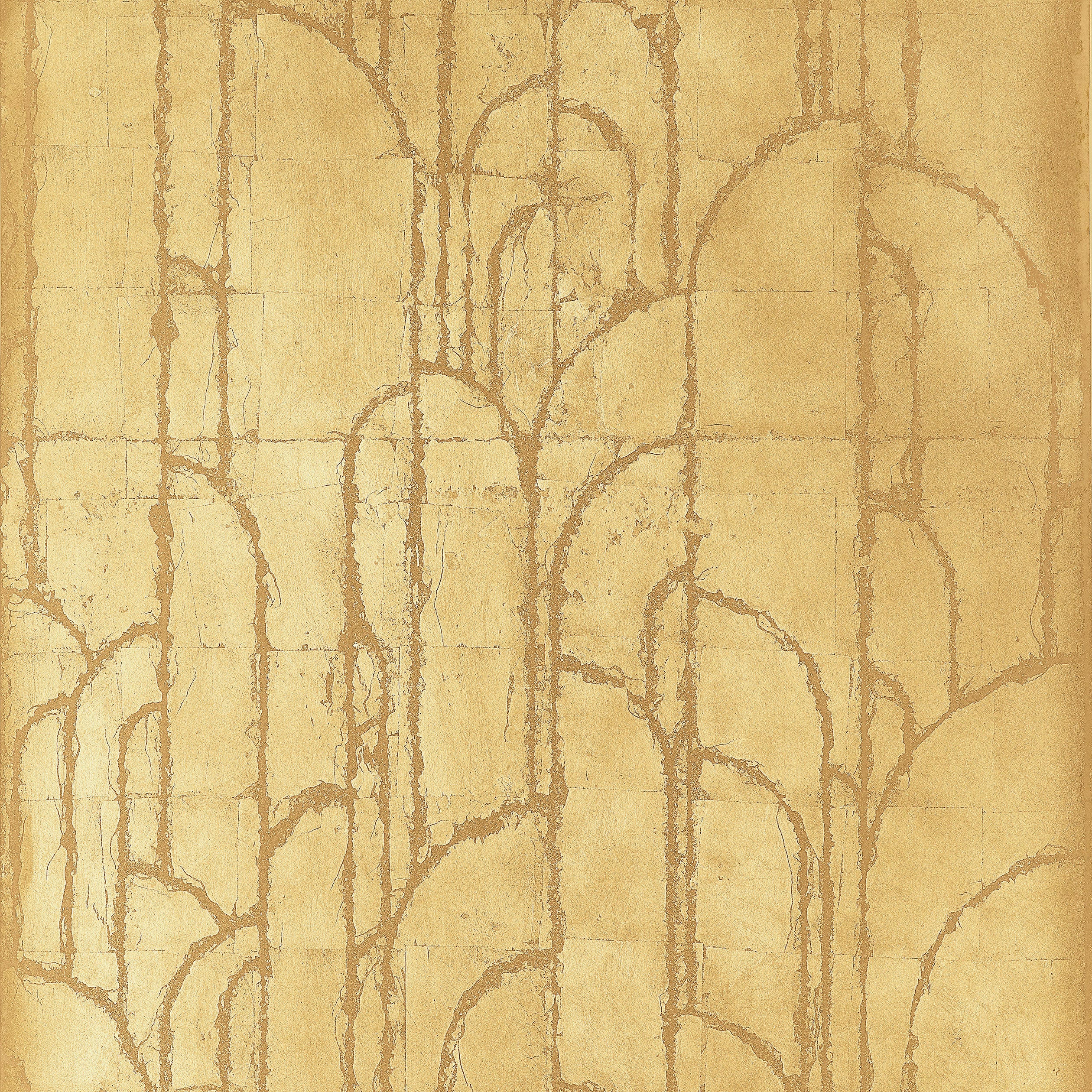 Thibaut Deco Moon Wallpaper - Gold