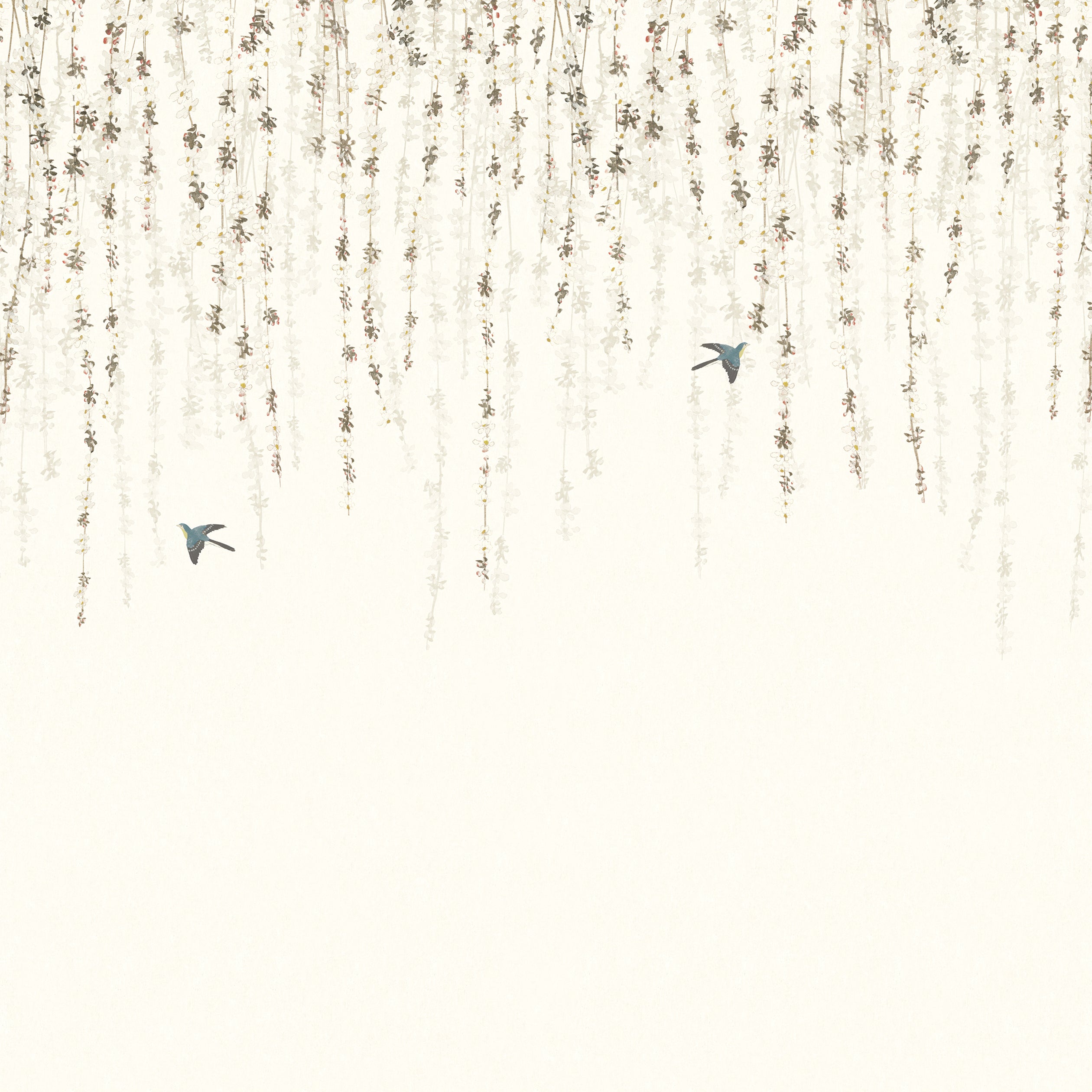 Thibaut Blossom Mural - White