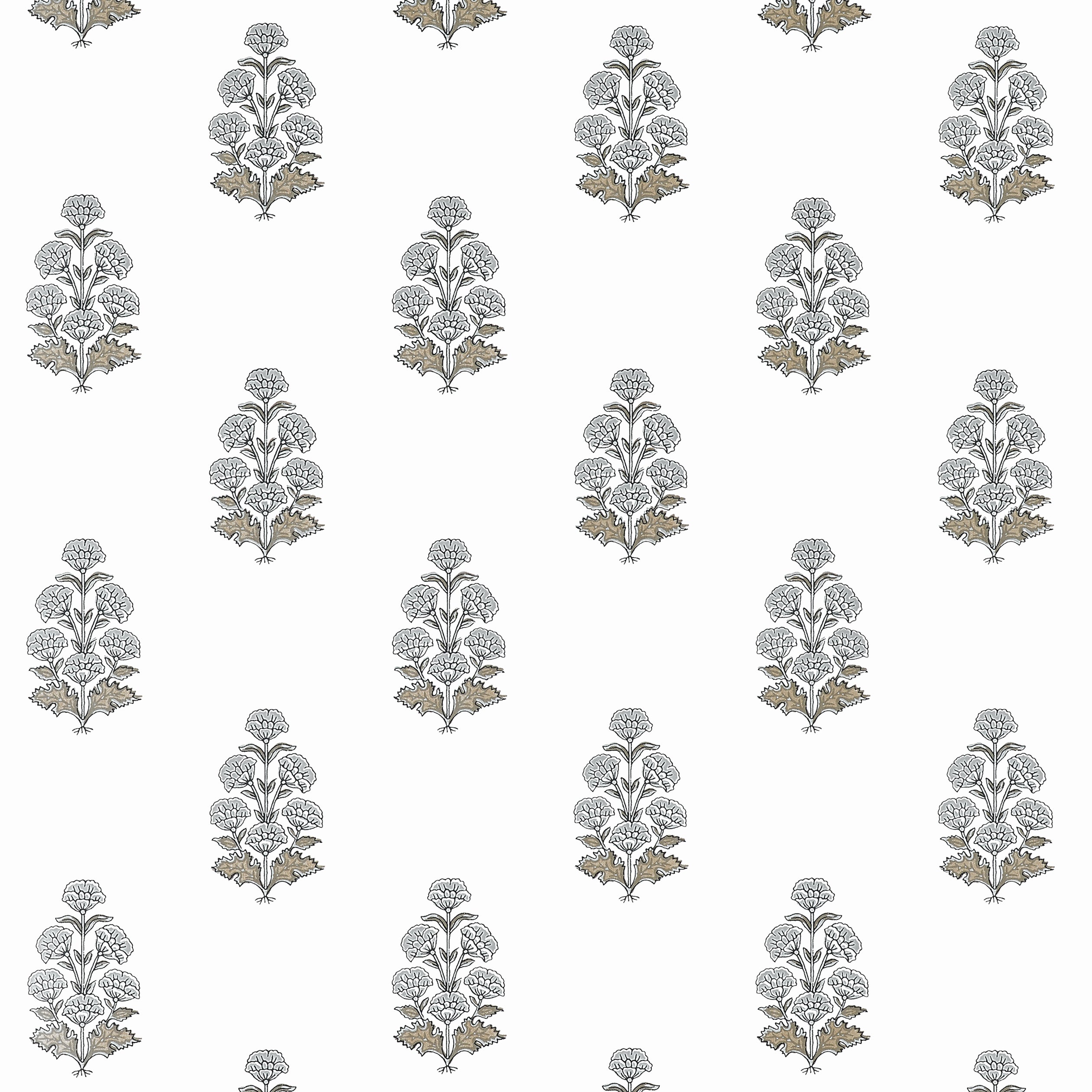 Thibaut Audrey Wallpaper - Grey