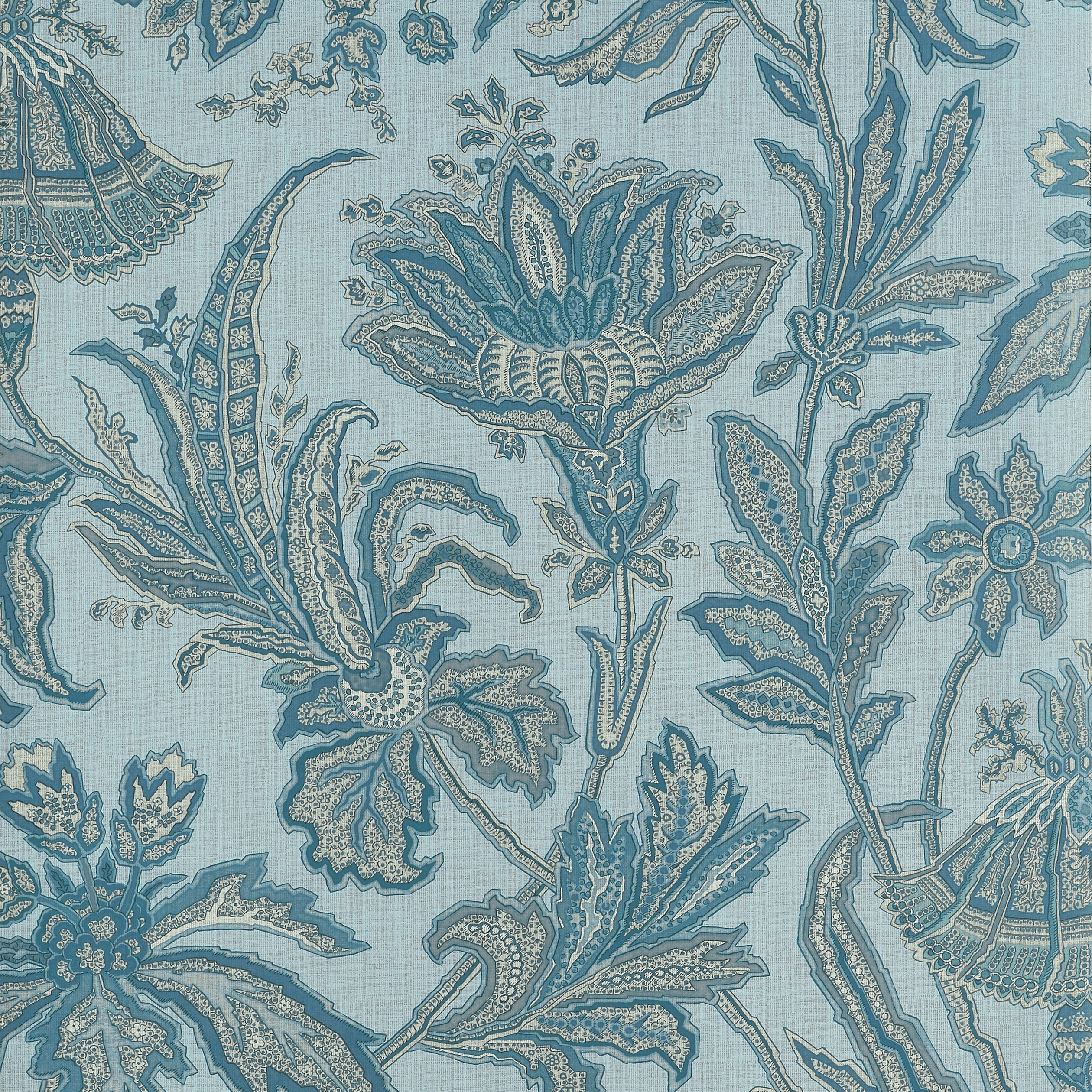 Thibaut Breckenridge Wallpaper - Spa Blue