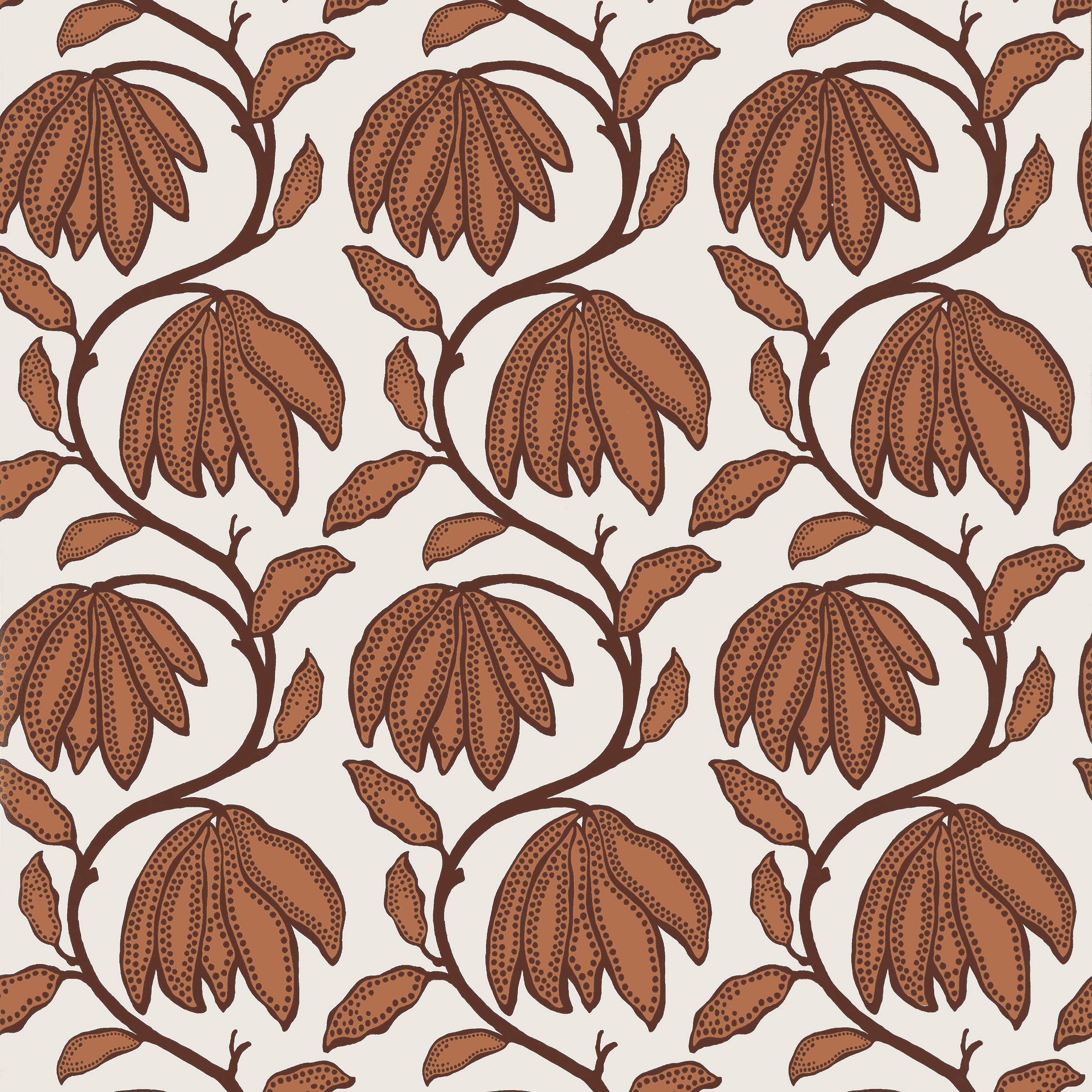 Thibaut Desert Flower Wallpaper - Ochre