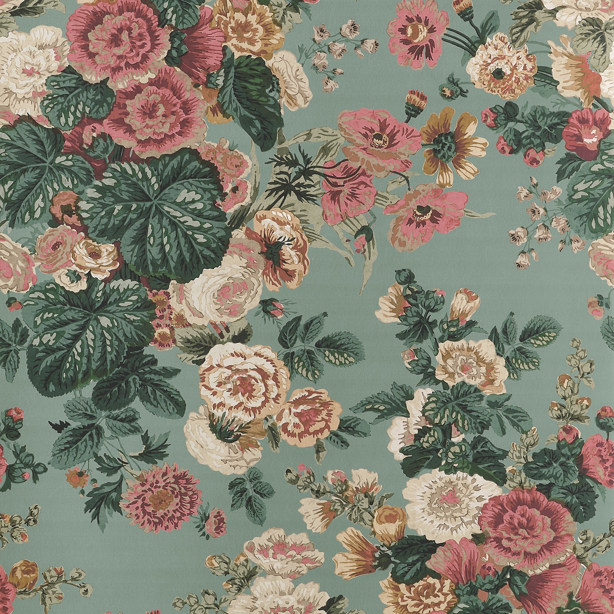 Thibaut Hidcote Wallpaper - Mineral