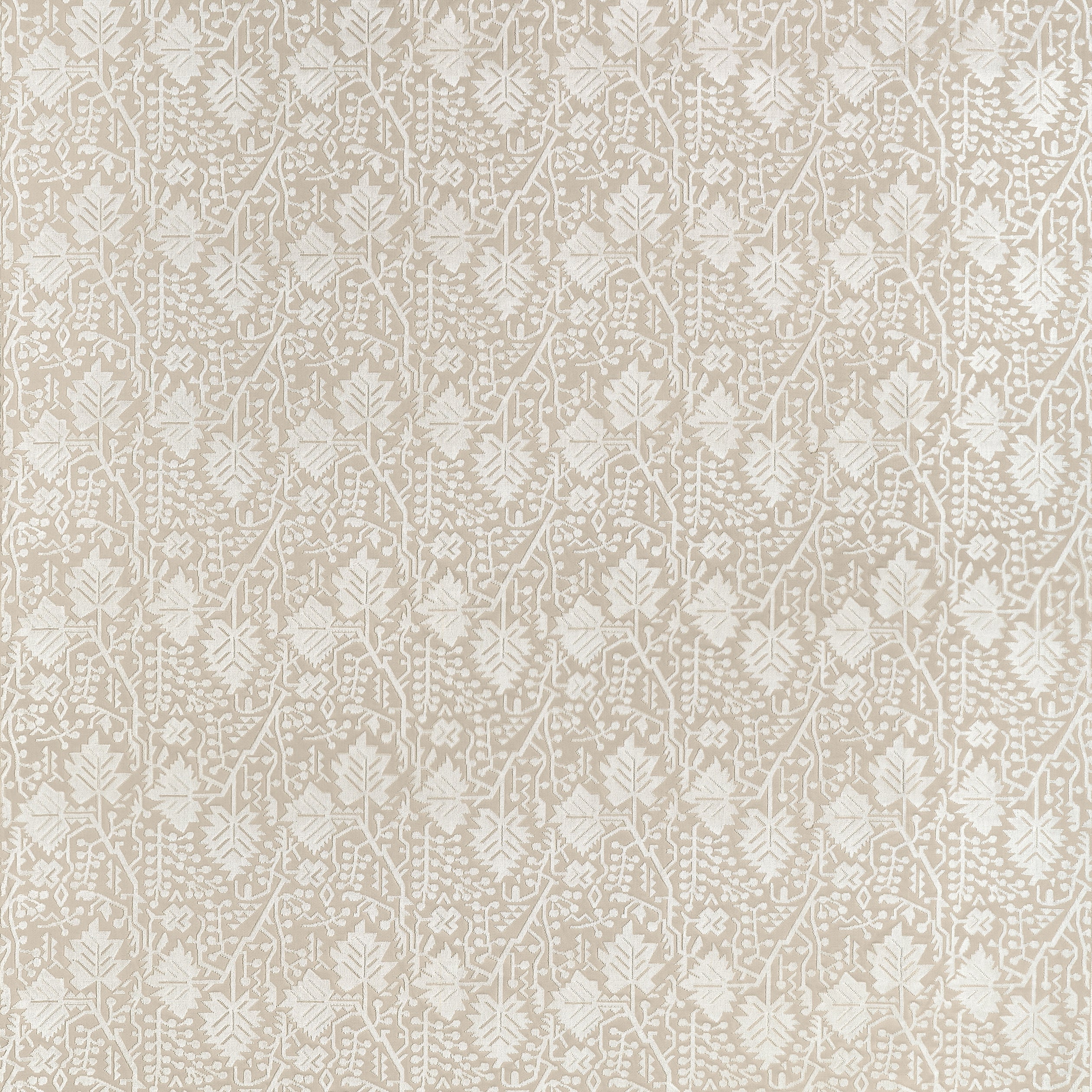 Thibaut Morris Velvet Fabric - Flax