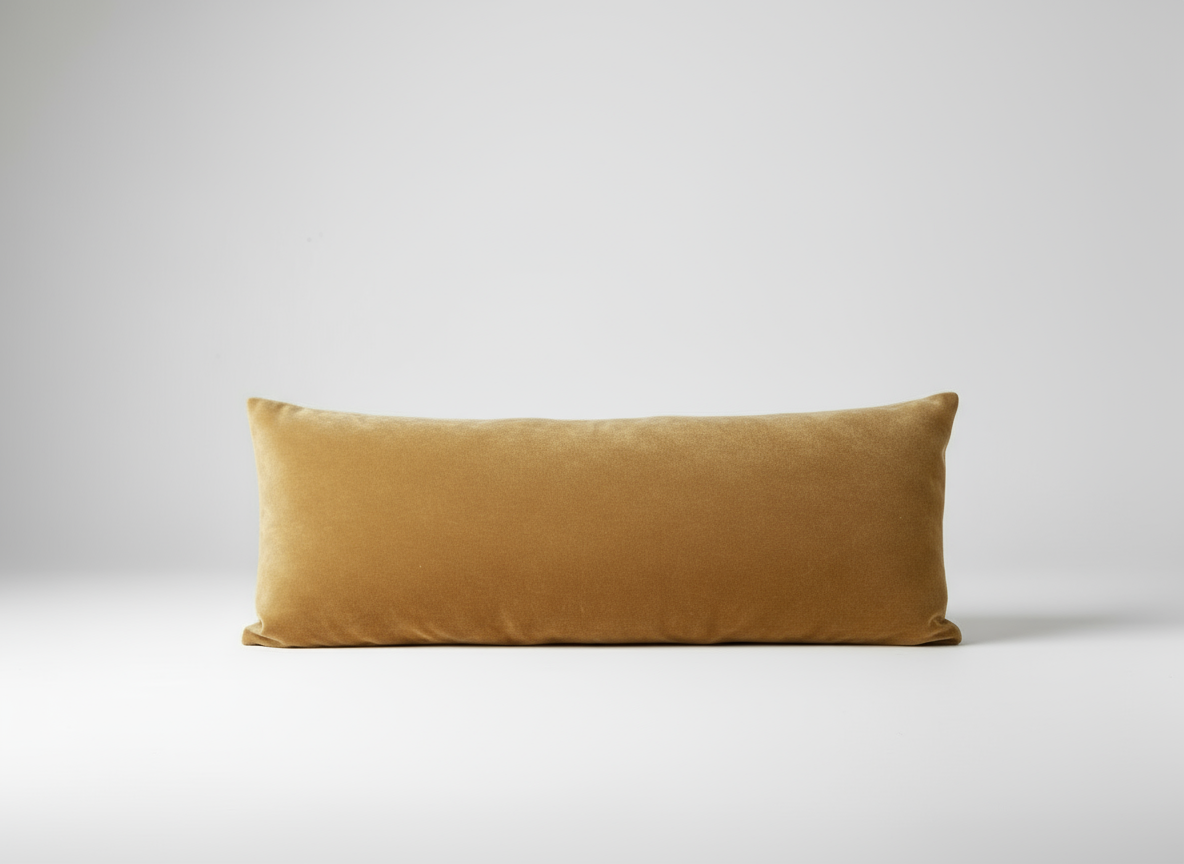 Golden Camel Mohair Pillow Cover