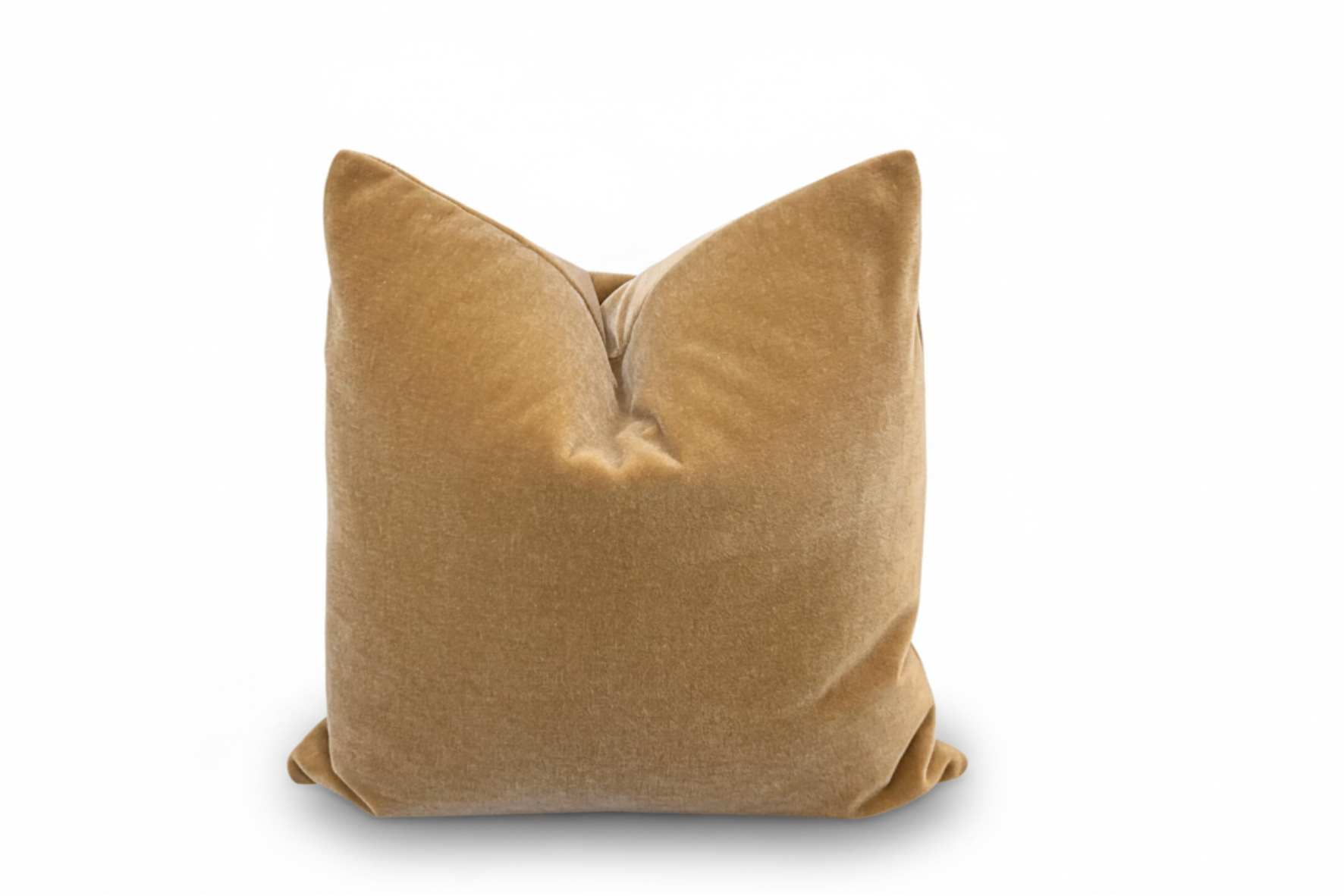 Mohair Pillow Cover in Golden Camel