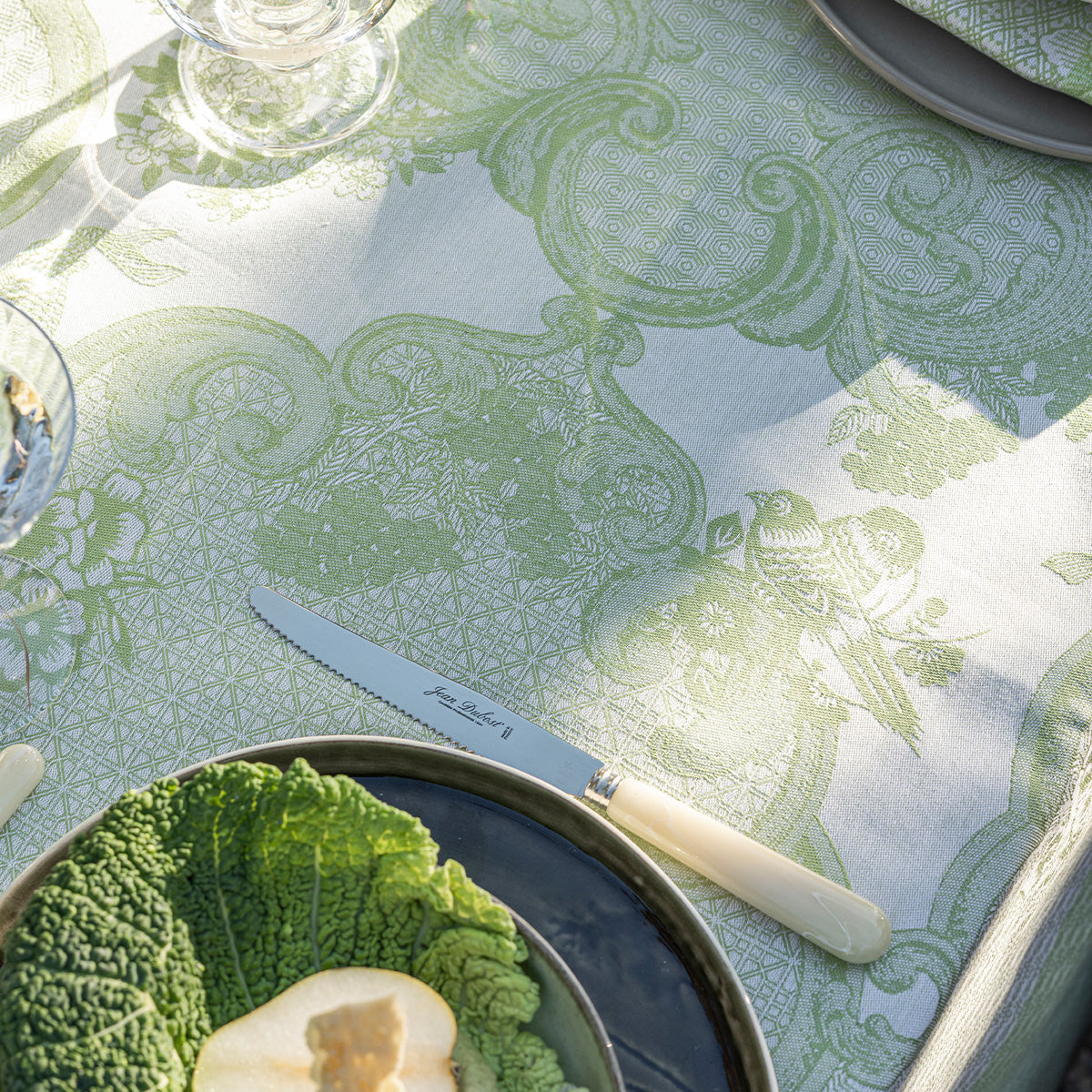 Le Jacquard Français Promenade Impériale Collection - Jade (Green)