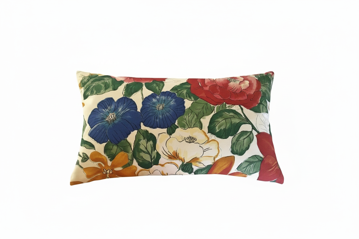 Custom Vintage Lorenzo Rubelli Floral Pillow Cover
