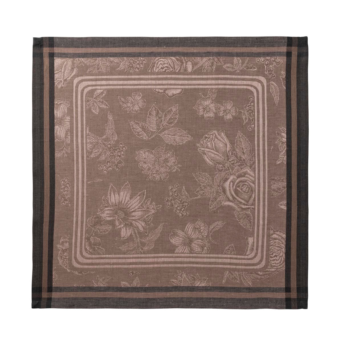 Le Jacquard Français Romance Napkins - Charme (Taupe)