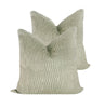 Gray Velvet Abstract Pillows