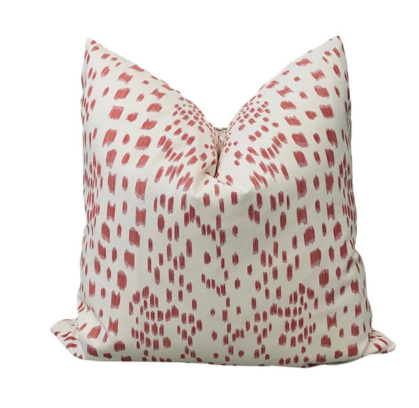 Berry Abstract Animal Print Pillow Cover