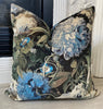 Romantic Floral Velvet Pillow